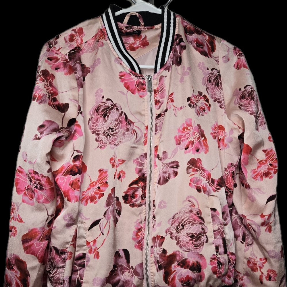 Woman Jacket- Pink Floral